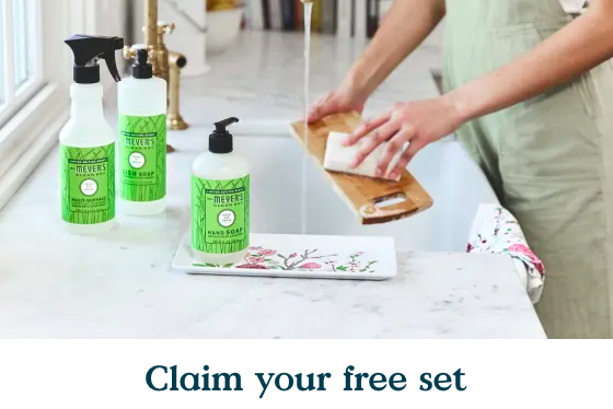 FREE mrs meyers cleaning set
