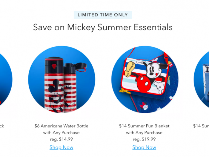 disney summer sale