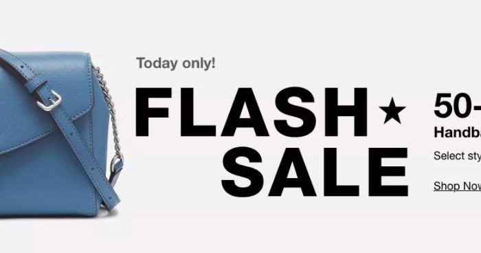 macys flash handbag sale
